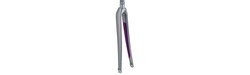 Fork rigid trek lexa s size 47-50 silver / white / grape