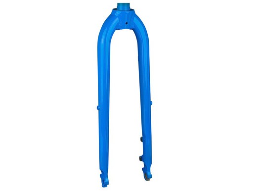 Fourche rigid trek lift + disque 26 pouces fileté 21 pouces bleu