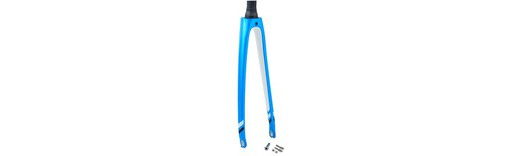 Fourche rigid trek silque 44-50cm bleu / blanc