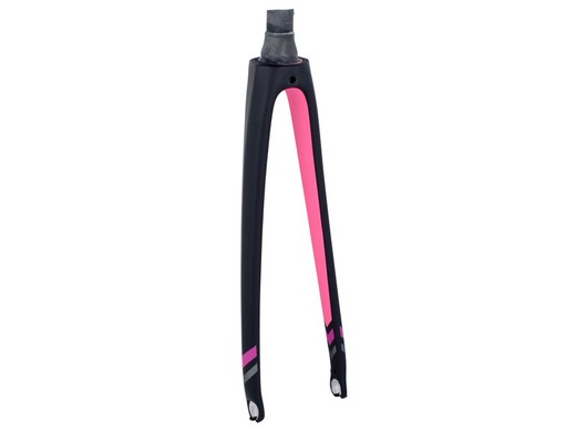 Fork rigid trek silque sl 44-50cm black / pink