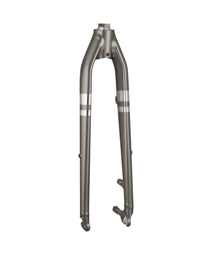 Fork rigid trek verve disc 179mm metallic gunmetal