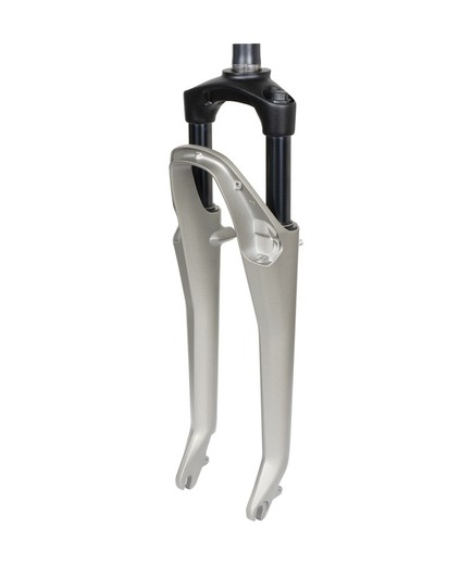 Fork suspension bontrager 1pc forklight v black / quicksilver