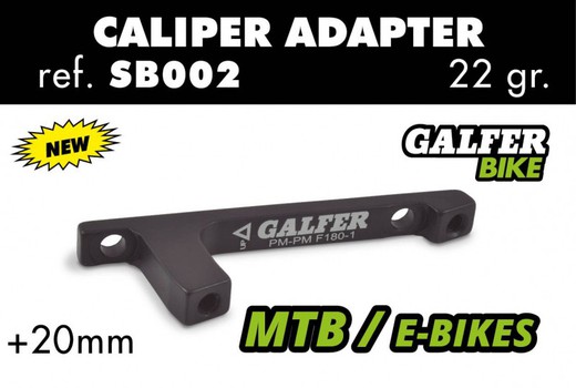 Galfer adattatore pinza bici radiale (postmount) + 20mm d.