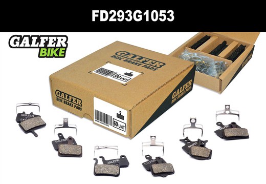 Galfer pack 60 pads de freio (30 sets) fd293g1053