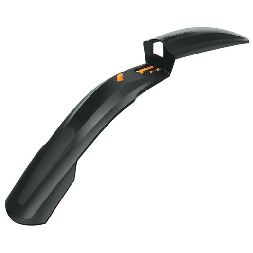 Shockblade dark front fender for 26'-27,5'double comp wheels