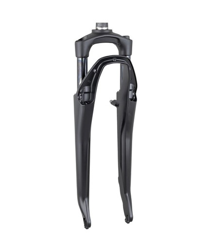 Horquilla de suspensión bontrager forklight v 700 roscada 50 mm negro