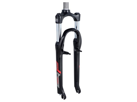 Fourche à suspension suntour 26 m3030 75mm noir mat / rouge