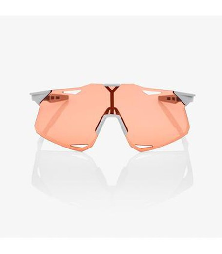 Gafas 100% Hypercraft Matte stone grey Hiper coral lens