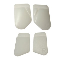 Set of sram red transparent gel pads