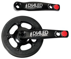 Juego de bielas trek dialed de niño 32d con protector 127/152 negro