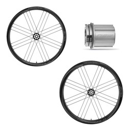 Juego de ruedas campagnolo shamal carbon c21 2wf disco tubeless ready campagnolo