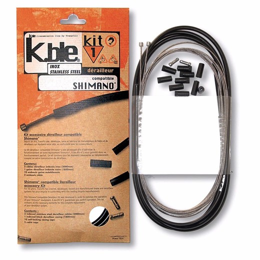 Kit cambio inox compatibile shimano / sram