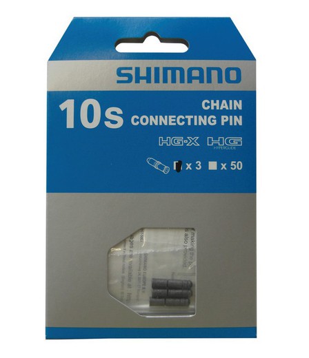 Kit of 3 shimano super fine pins for 10v chain.