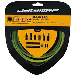 Jagwire road brake kit pro (sram / shimano) rinforzato kevlar verde organico