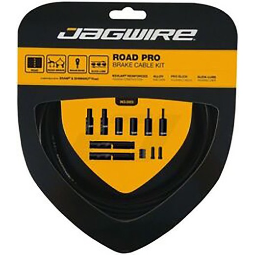 Kit jagwire freno y cambio carretera pro (sram/shimano) reforzado kevlar negro