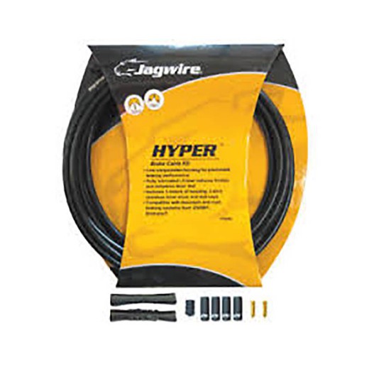 Kit jagwire hyper teflon universal (shimano / sram) preto