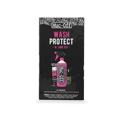 Kit muc-off de lavado, proteccion y lubricacion en clima seco