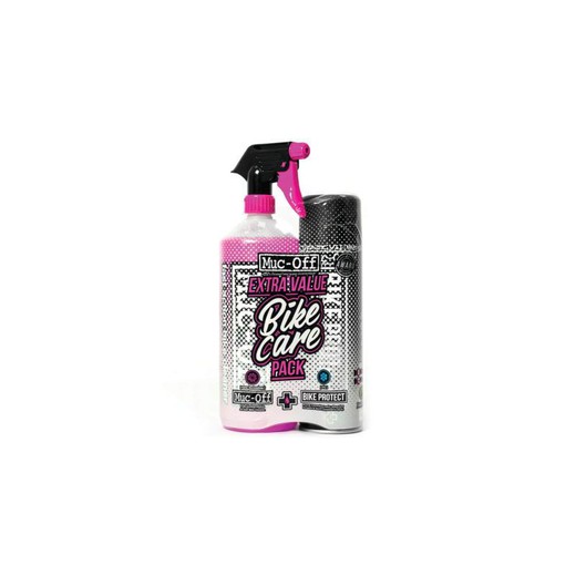 Kit muc-off pistola limpiador 1l+spray protector 500 ml (extra value bike care pack)