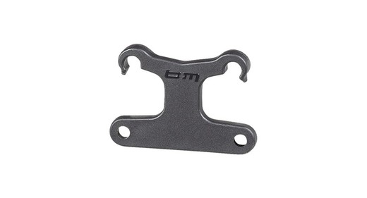 Light part busch & muller 427sh saddle rail mount 50mm black