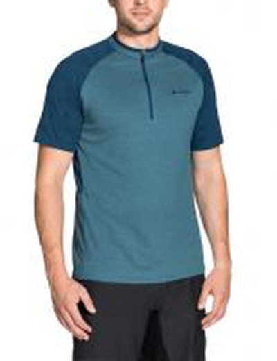 Maglia manica corta Vaude blu taamaro