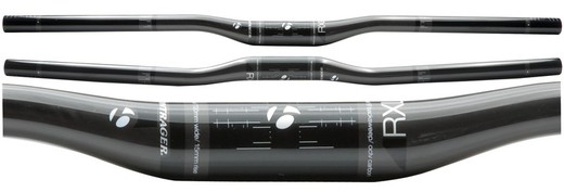 Cintre bontrager race x lite lowriser 31.8 rise 15 720mm carbon