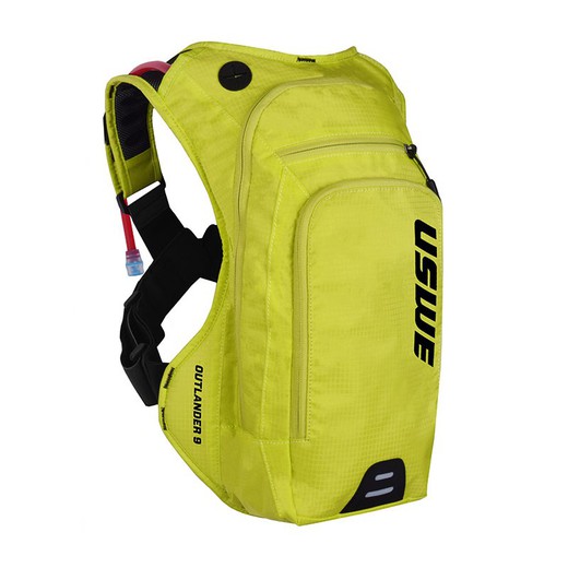 Mochila de hidratação uswe outlander 9 amarelo