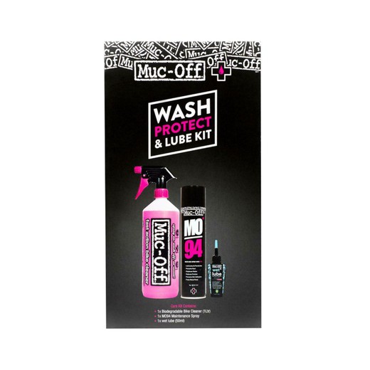 Muc-off cleaner, protector and lubricant kit (humid climate)