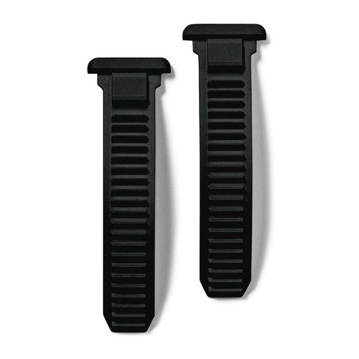 Pair of black strap caliper buckle straps size s