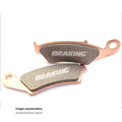Braking sintered off road brake pads