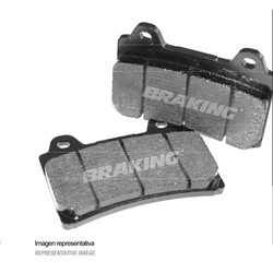 Semi metallic braking pads