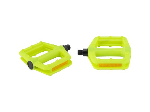 Pedal vp components vp-536 9/16"" visibility green pair