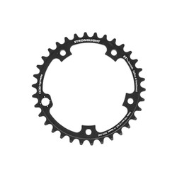 Plato stronglight ct2 110 mm adaptable campagnolo 11v negro 34 dientes
