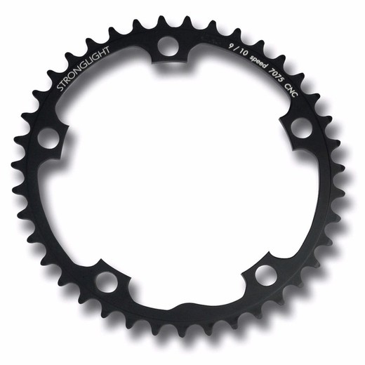 Stronglight rz compact black plate 52 teeth