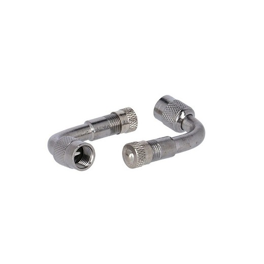 Valve standard d'extension mijnenpieper 46-90 ° avec ecrou rotatif (2 unites)