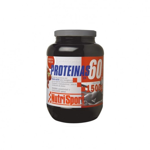 Proteīnes 60 (1500 g pot) sabor maduixa