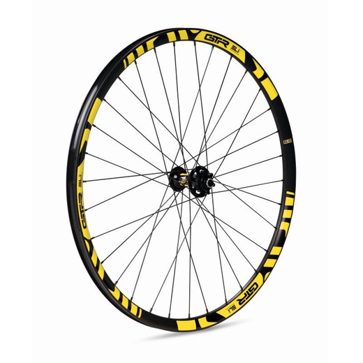 Roue avant gurpil 29 "gtr tubeless ready sl20 jaune disque