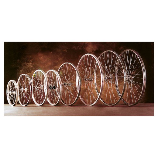 Front wheel gurpil 700 x 28c spokes with nut aluminum