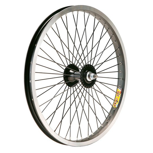 Roue avant gurpil bmx 20x2.125 moulinet aluminium 36 rayons 9,5 axe