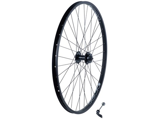 Ruota posteriore bontrager at550 / dc22 27,5 disc 36 fori nera