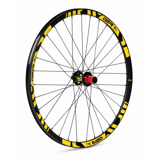 Roue arriere gurpil 27,5 "gtr tubeless ready sl20 jaune disque