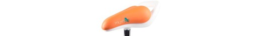 Saddle trek mystic 20 com espigão de selim integrado de 27,2 mm laranja