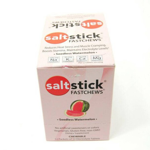 SALTSTICK FASTCHEWS WATERMELON BOX OF 12 x 10u PACKET