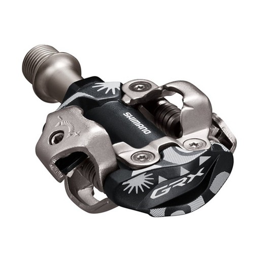 Pedale SHIMANO GRX (SPD) PD-M8100-UG Doppio lato nero