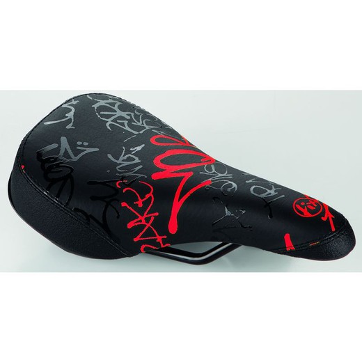 Sillin ges niño bmx fix negro/rojo