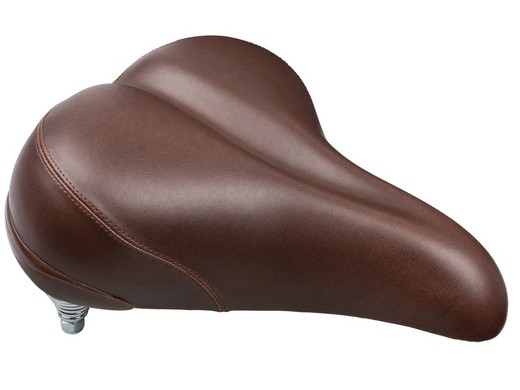 Trek fashion 8019 brown saddle with metal springs