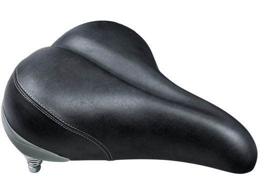 Trek fashion 8019 saddle black with metal springs