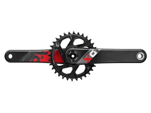 Srm crank x01 eagle dub 170 rosso dm 32d