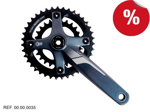 Sram crank x7 bb30 10v 175 storm grey 39-26 novo **