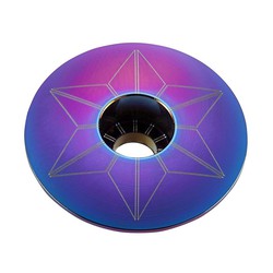 Supacaz star capz oil slick (anodizado)