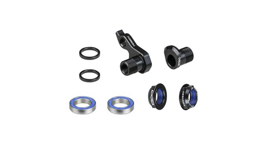 Peça de suspensão trek abp convert 2 kit de eixo de 12 mm